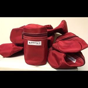 DELTA✈️1st Class Round Toiletry Bag